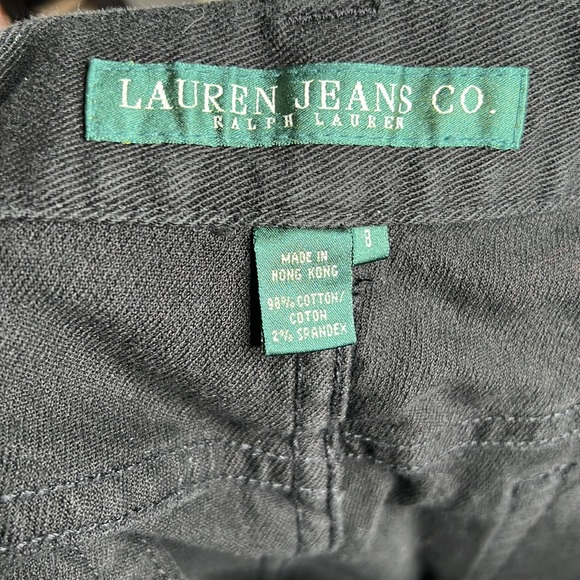 Ralph Lauren Black Beaded Straight Leg Relaxed Fit Western - Picture 5 of 7